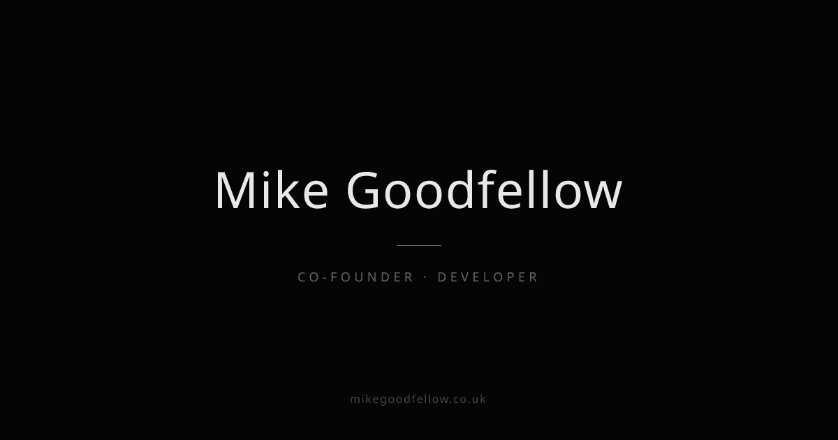 Mike Goodfellow